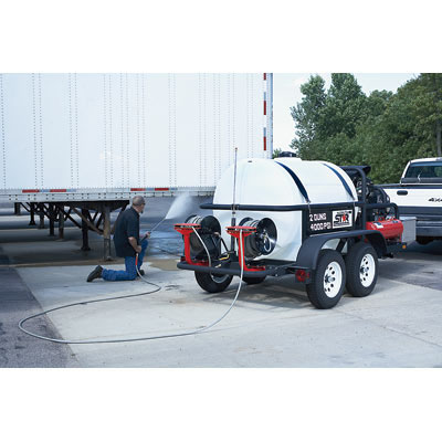 pressure washer water northstar trailer gun 4000psi washers mounted gpm equipment