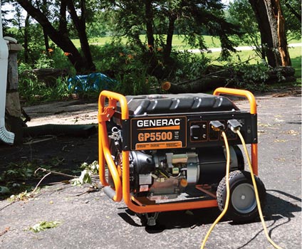 Generac Portable Generator 5000 Surge Watts 4000 Rated Watts 220cc ...