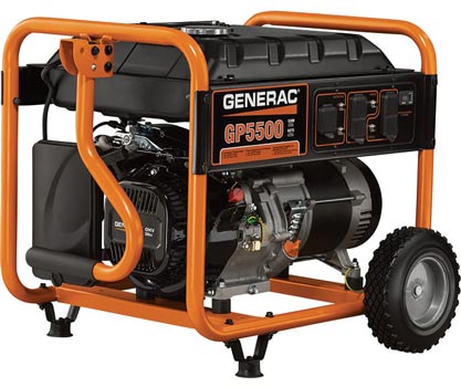 Generac Portable Generator 5000 Surge Watts 4000 Rated Watts 220cc ...