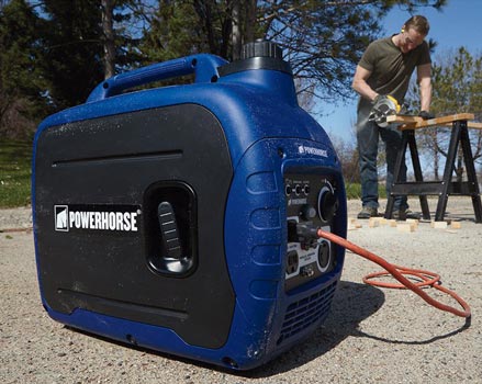 FREE SHIPPING Powerhorse 42411 Portable Inverter Generator 2000 Surge ...