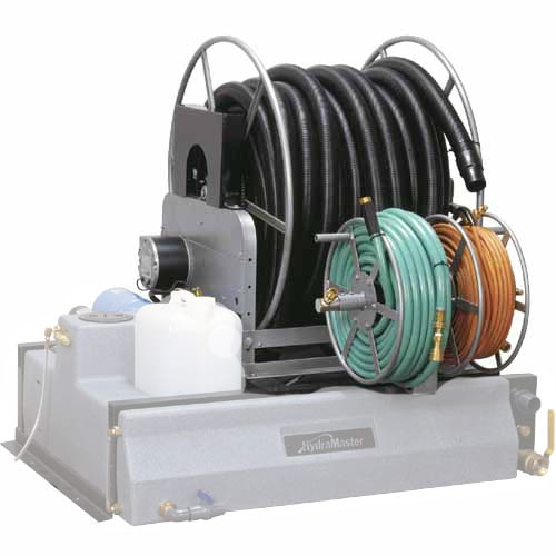 Hydramaster 000-163-543 Electric 300 Ft Vacuum Hose Reel Plus Garden And  Solution Triple Storage Reels