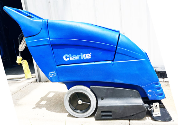 Used carpet cleaning machine