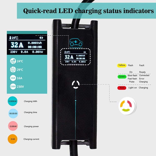 32 amp level 2 electric car charging station
