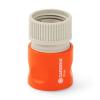 Husqvarna 503266003, Water Hose Quick Coupler, Orange, Type Gardena, 3/4 GHT, With Stop Original, Spare Parts, GTIN 805544580236 Husqvarna 503266003, Water Hose Quick Coupler, Orange, Type Gardena, 3/4 GHT, With Stop Original, Spare Parts, GTIN 805544580236