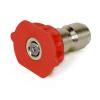 Clean Storm 87087090 Pressure Washer Red Nozzle Ss 1/4in 9.5 X 0 Degrees Q-Style