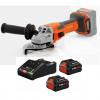 Husqvarna 970596302 HG 125B Twin 18V Bosch 8AH Batteries Charger Guard and ProCore Angle Hand Grinder Bundle ENO50 OFF