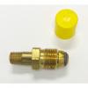 Little Giant 20240923 Propane Bottle Reverse Thread Brass Swivel Adapter POL 7/8 Nut X 1/4 in Mip